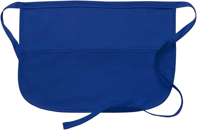 DayStar Apparel 180XL Extra Large Rounded Three Pocket Waist Apron