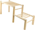 Chicken Perch for Coop Roosting Bar Wooden Toy Sturdy Habitat Decor Gym Frame Standing Rack for Entertainment Training