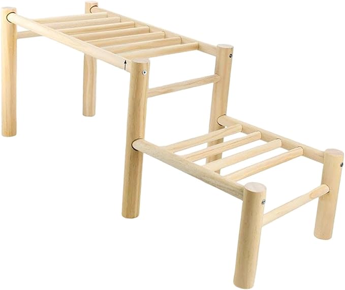 Chicken Perch for Coop Roosting Bar Wooden Toy Sturdy Habitat Decor Gym Frame Standing Rack for Entertainment Training