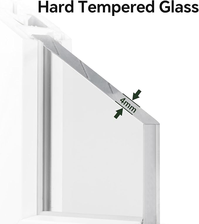 2 Pack Shed Windows 14" x 21" Flush Mount Window with Tempered Glass,House Small Windows,Household Sliding Windows for Chicken Coop, Playhouse, Household, Garage