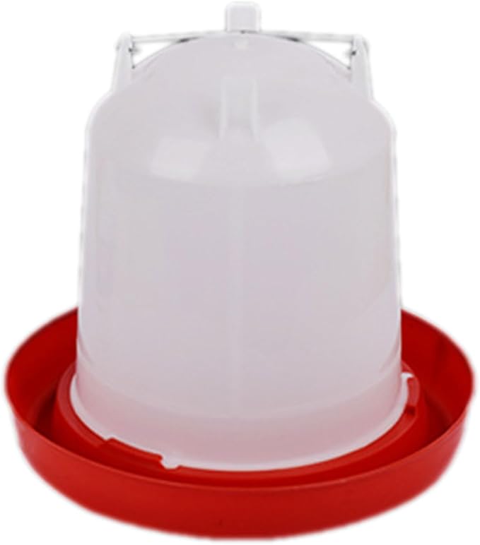Automatic Chick Feeder and Waterer Set,Poultry Drinker&Chicken Water Cups,Hanging Chicken Feeder, Quail Water Dispenser for Duck Baby Chicks Turkeys Outdoor Farm