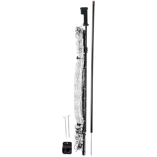 Premier 1 ElectroNet® Electric Fence Gate (White/Black, 35"H x 21.5'L)