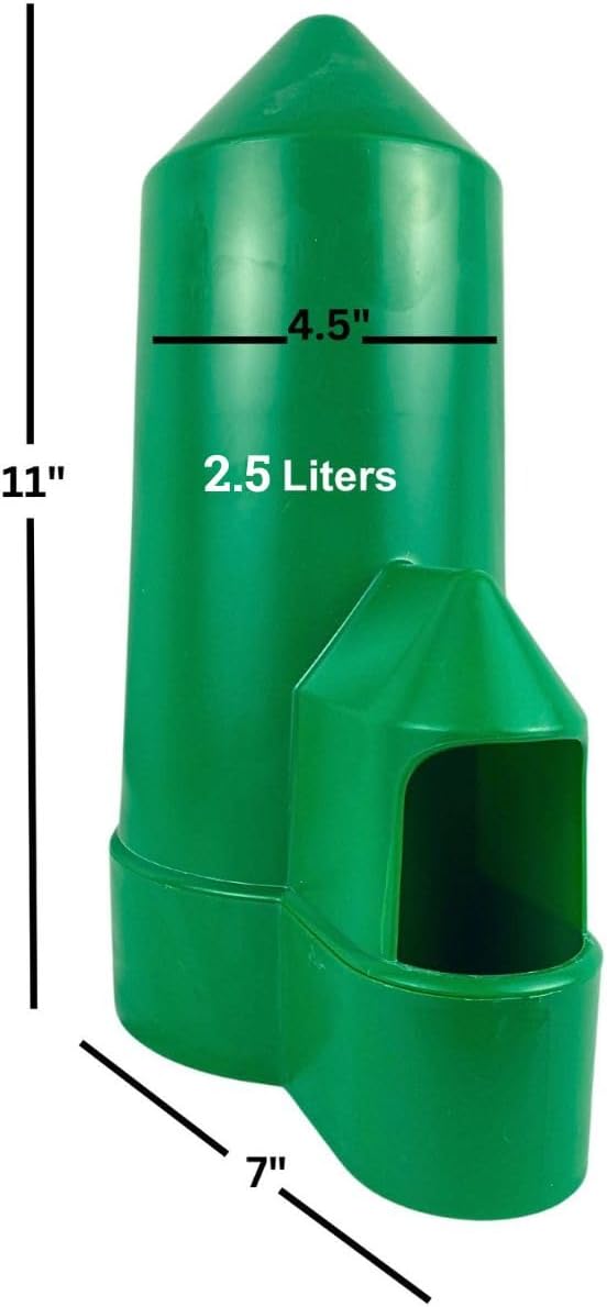 Gaun Detachable Bird Water Dispenser – Durable Bird Water Dispenser for Pigeons, Canaries, Ducks and Parakeets. Ideal Baby Chicken Supplies and Chicken Coop Accessories for Fresh Hydration