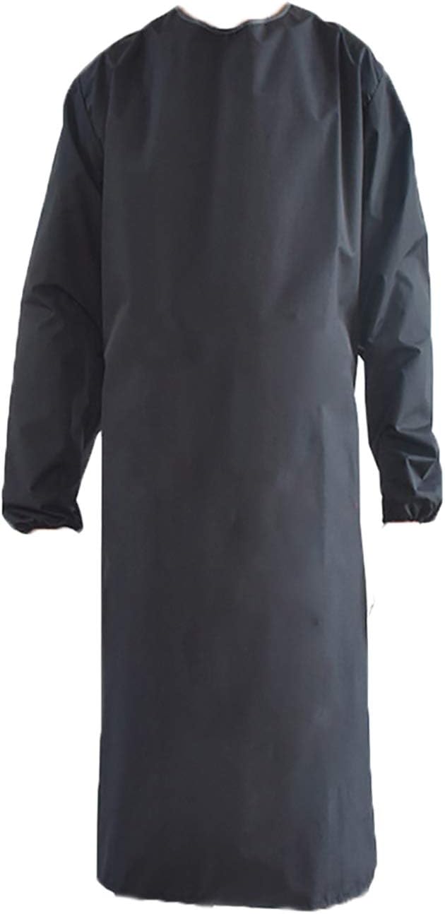 Waterproof Apron Sleeves,Black work shop Aprons for Lab Work,Cleaning M08BLA