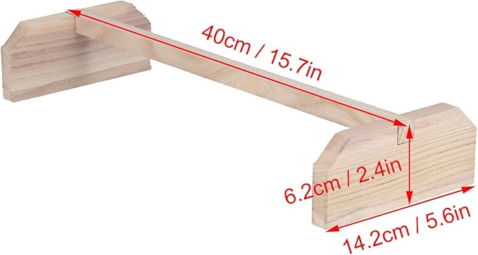 2 Set Chicken Wooden Perches, Large Wooden Bird Stand for Rooster and Parrots, Training Hens Roosting Bar with Screws, Log Material for Chickens and Medium Large Birds