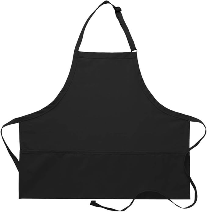 DayStar Apparel 200XL Extra Large Three Pocket Bib Apron