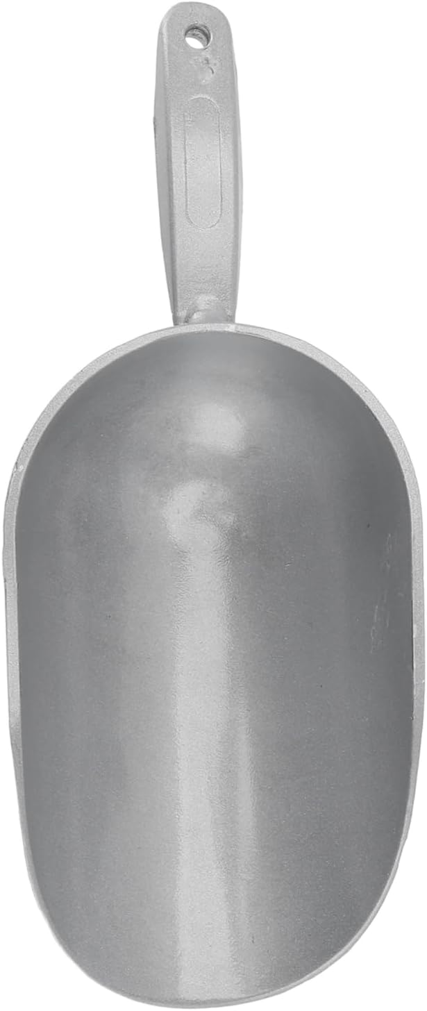 Aluminum Alloy Pet Food Scoop, Erosion Multipurpose Grain Shovel, Designed for Poultry Feed, Hold 1.05 to 1.3kg Granular Feed or 1.4 to 1.65kg Powder Feed