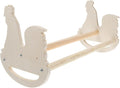 Chicken Swing Chicken Perch Natural Wooden Jungle Gym Roosting Bar Chick Stand for Hens Handmade Coop Swing Toys