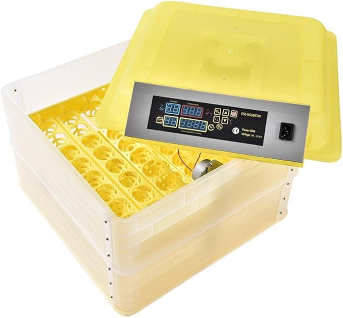 GRAND ORANGE Egg Incubator Automatic Digital Poultry Hatcher Machine Breeder with Temperature Control and Auto Turning for Hatching Chicken Duck Goose Quail Birds (96 Eggs)