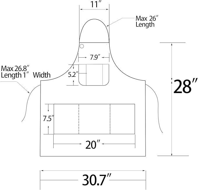 Cotton Denim Apron Soft - Unisex Adjustable Bib Apron with 5-Pockets Perfect for Kitchens
