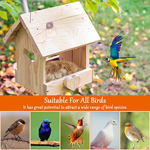 Sukh Bird Nesting Material, Bird Nest Bedding for Hummingbird Finch - No, 3 Pack - Image 5