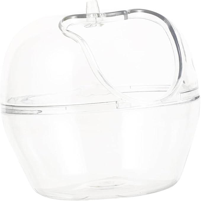 1pc Hamster Bathroom Transparent Sand Bath Box for Pets Lightweight Play Rest Container for Hamsters Guinea Pigs More Breathable Design for Safe Bathing