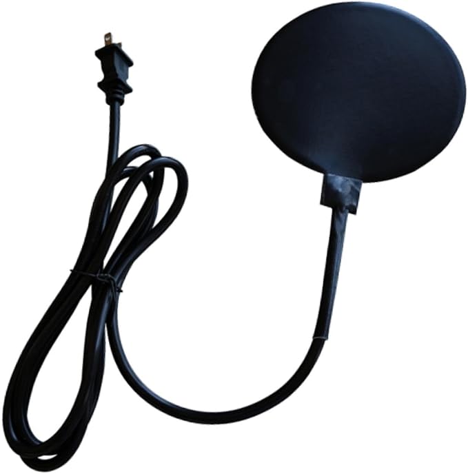 Bird Bath Heater, Chicken Water Heating for Outdoors Heavy Duty US Plug Silicone Rubber for Patio Yard Duck Winter, 20W