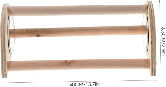 balacoo 2pcs Wooden Chick Perch Roosting Bar for Chickens Natural Wood Stand for Poultry Training and Comfort Chicken Coop