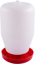 Plastic hanging waterer, 135 Oz. Chicken, pigeon, bird, rabbit, hamster, guinea pig, small pets.
