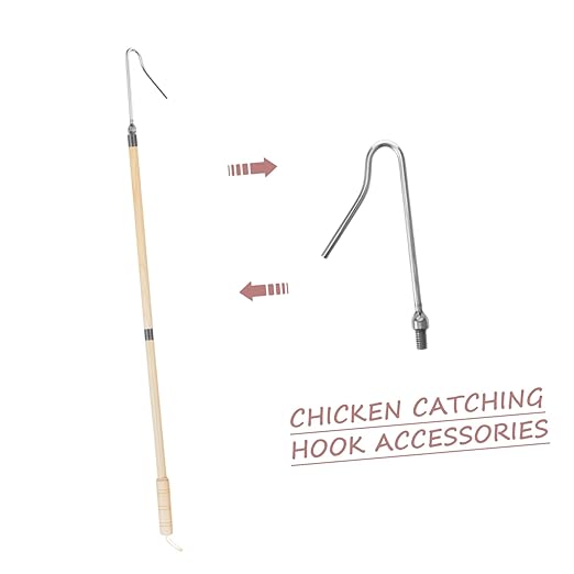 Chicken Catcher Hook Tool Sturdy Construction for Efficiently Catching Chickens Ducks and Geese Farms Multipurpose Animal Catching Safe and Simple to Use