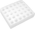 Cabilock 30-Cell Egg Carton for Shipping Sturdy Egg Crate Cushioning Design Reusable Packing Container for Kitchen Storage