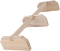 Mipcase Wooden Chicken Perch Stand Toy for Hens Roosting Bar for Chickens Sturdy Bird Stand Accessory for Pets for Parrots and Small Birds