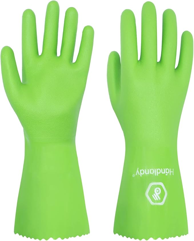 HANDLANDY Chemical Gloves, Heavy Duty Cleaning Gloves