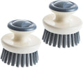 2pcs Dish Brush Handle for Kitchen Scrubbing Non-oil Cleaning Brush for Pots Pans Sinks and Dishes Versatile Kitchen Scrubber for Efficient Cleaning
