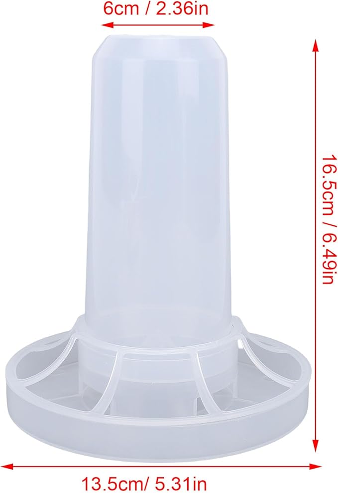 Diydeg Chick Feeder and Waterer Kit, Automatic Chicken Feeder Poultry Feeder Water Container Poultry Drinker Automatic Chicken Feeder and Waterer for Baby Chicks, Ducks, Quail