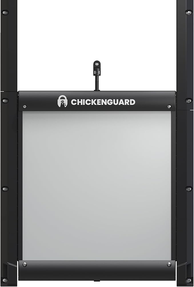 ChickenGuard Self-Locking Predator-Proof Chicken Coop Door for Hen-House, Chicken Run, Poultry Habitat Accessories (Pop Hole Door only – No Motor)