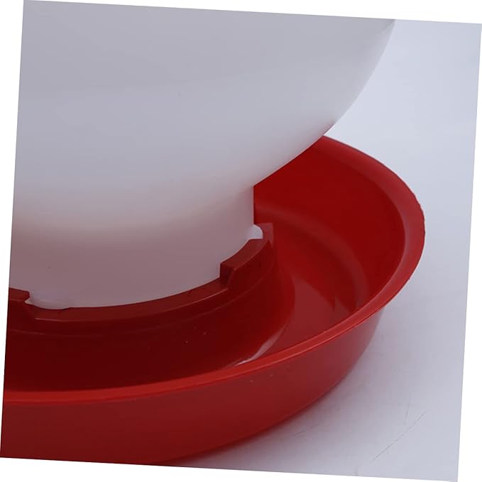 Thickened Plastic Automatic Poultry Water Feeder Dispenser for Chickens Quail Birds Watering System for Home and Commercial Farms Easy to Use Spill Drinker
