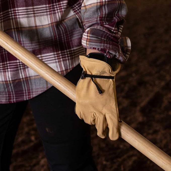 Gempler's Cowhide Gloves with Drawstring Wrist