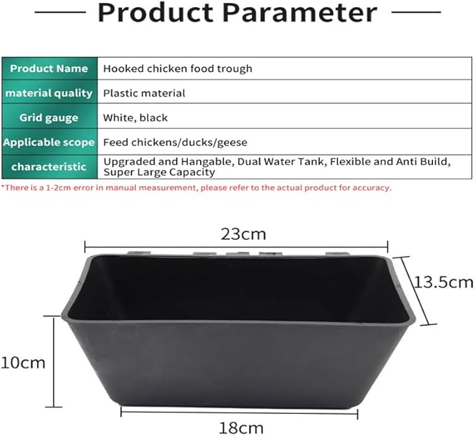 Hanging Chicken Feeder - No Waste Poultry Feeder Trough Waterer Cups No Mess Hanging Chicken Feeder Trough for Hens,Chicks, Ducks.