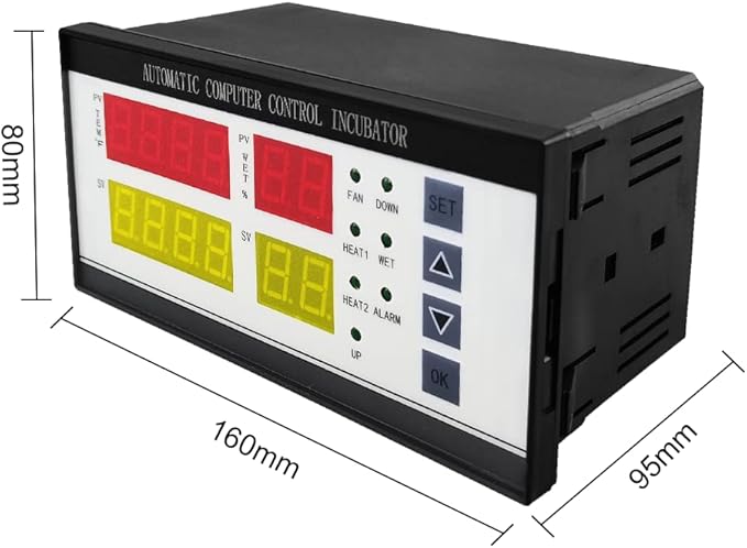 Professional Incubator Controller Digital Egg Incubator Temperature Humidity Controller XM-18ZH