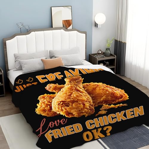 Fried Chicken Blanket Flannel Blankets Gifts for Girls 50"x40" - Image 6