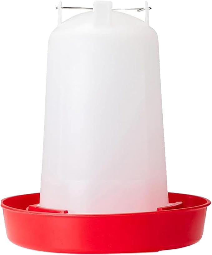1kg Poultry Feeder and 1.5L Chick Waterer Starter Kits Poultry Feeding Equipment Quail Feeder Duck Feeder for Chicks Backyard