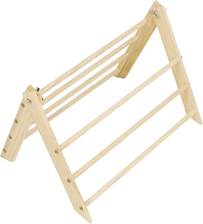 Chick Perch Toy Backyard Chick Perch Roosting Bar Wooden Training Stand Bird Stand Toy Chicken Wood Stand for Hens Large Bird