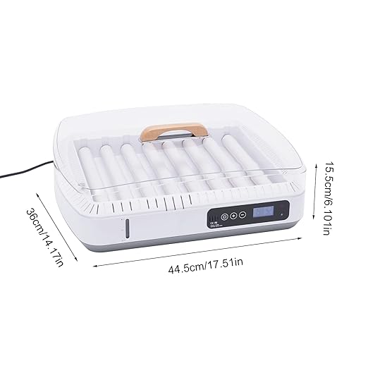 Egg Incubator 35 Eggs Poultry Hatching Machine with Automatic Egg Turning and Temperature Control Monitoring Digital Incubators for Hatching Chicken Duck Goose Quail Birds