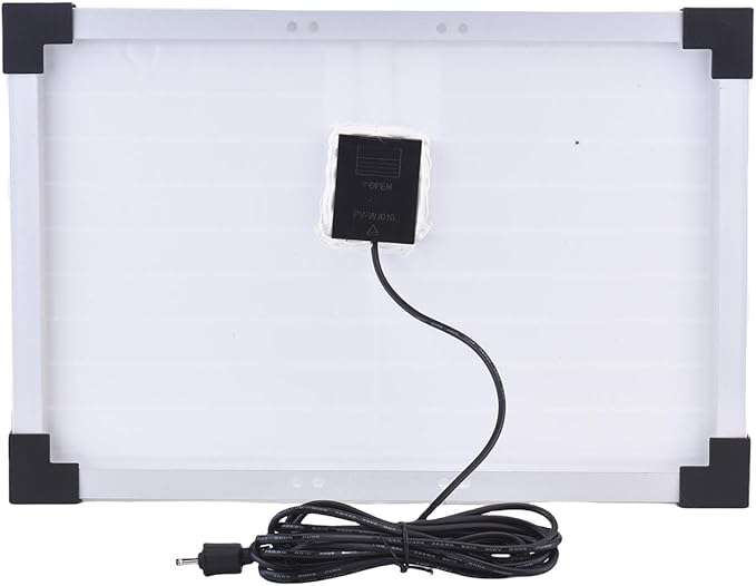 Solar Pet House Exhaust Fan with Dual Fans, Rechargeable 10W Solar Panel, Battery Backup, and Timer Function for Greenhouses and Chicken Coops - Efficient Air Circulation,
