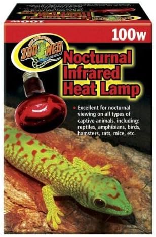 Zoo Med Nocturnal Infrared Heat Lamp 100 Watts - Pack of 3