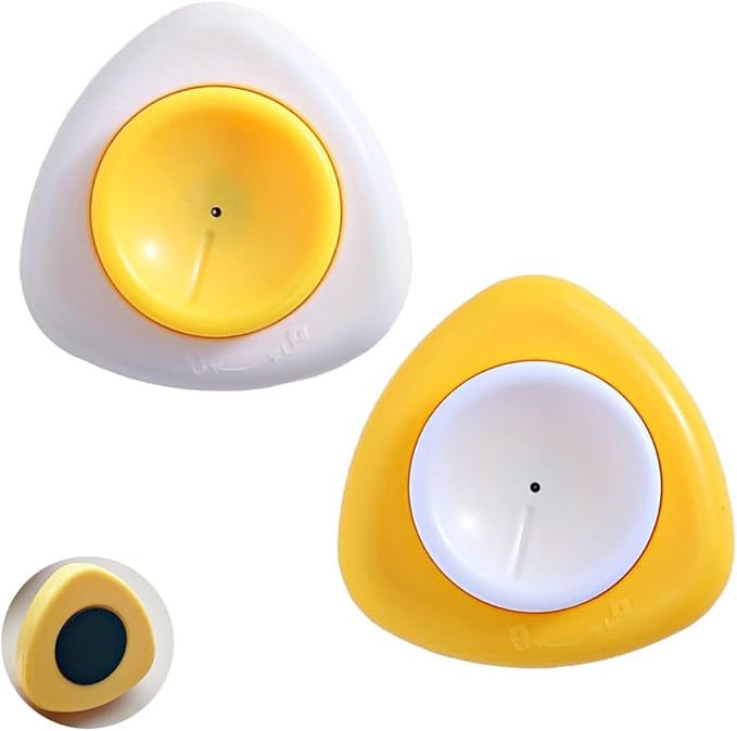 Magenetic Egg Piercer for Raw Eggs to Get Good Hard Boiled Eggs, Egg Poker with Safety Lock Egg Pin, Easy Egg Peeler By Punching Hole at Bigger End of the Egg Before Boiling, 2 Pack