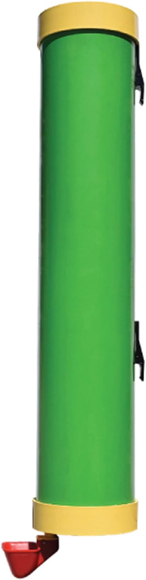 Rugged Ranch 2-Gallon Poultry Waterer & 10-Lb Feeder Combo for Chicken Coops, Green - Outside-Mount Design, Weather-Resistant, Easy Refill Access & Rain Shield to Help Keep Feed Dry