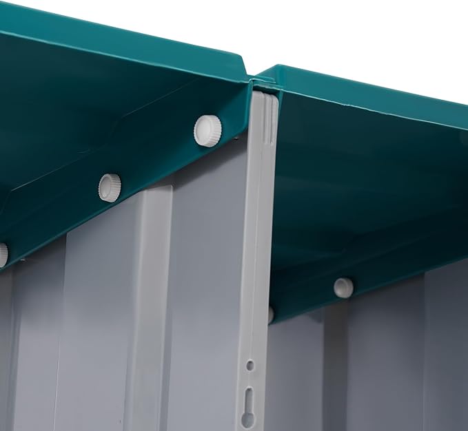 Chicken Nesting Box, 8 Compartments PP Nesting Box, Wall Mountable Nesting Boxes with Inclined Top, Drain Holes & Resting Platform for Chicken and Poultry to Collect Eggs