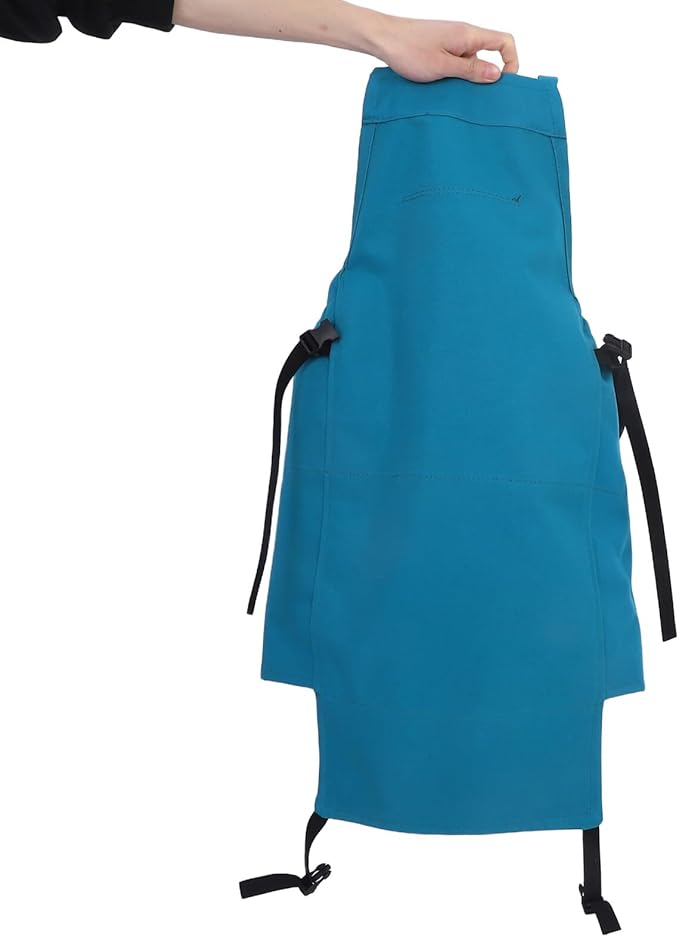 TOYANDONA Gardening Apron with Adjustable Quick Release Harvest Picking Pocket, Oxford Cloth Fruit and Vegetable Storage Pouch for Outdoor Garden Use, Green Egg Collecting Apron