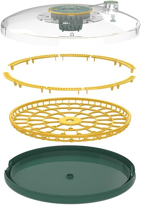 Automatic Egg Incubator for 52 Eggs with Egg Turner & Candler Light - Poultry Hatcher for Chicken Duck Pigeon Bird, External Water Bottle, 60W Household Hatching Machine (19.68 x 3.54 Inch)