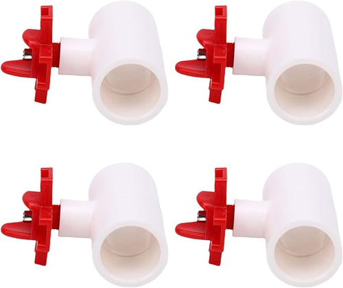 10PCS Chicken Waterer Nipples, Automatic Watering System Leakproof Design with Tee Fittings for Poultry Chicks and Chickens