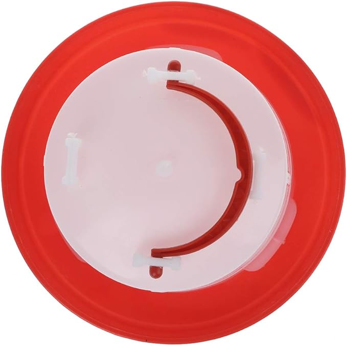Chicken Feeder Waterer Baby Chick Drinker Feeder with Carrying Handle Capacity 1.5 L Chicken Water Feeder Pet Supplies