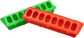 2Pcs Plastic Flip Top Chicken Feeders Plastic Small Poultry Feeder Drinker, Poultry Feeding Tray with Holes Poultry Trough Tool for Farm Chick Feeder