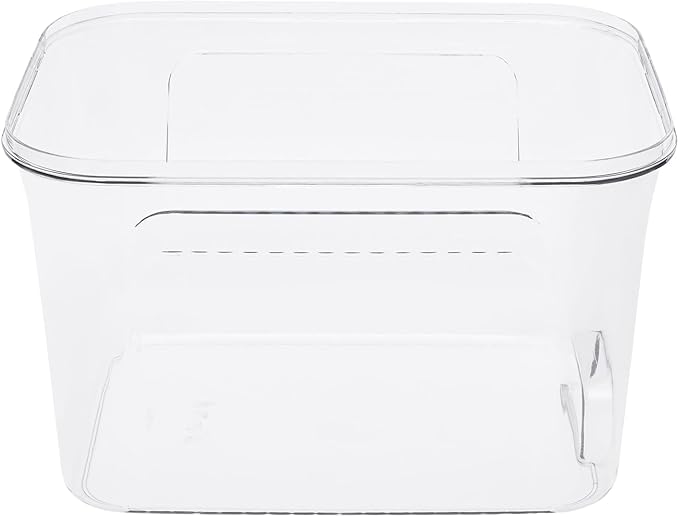 11lb Large Capacity Rice Bucket, Food Containers, Plastic Grain Storage Container with Lid and Timer, Food Storage Bins Airtight Kitchen Storage Containers (White, 13.4 * 10 * 8.86in)