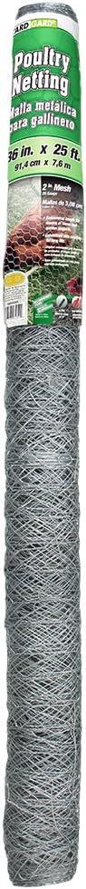 YARDGARD 308465B Fence, 25 Foot, Silver