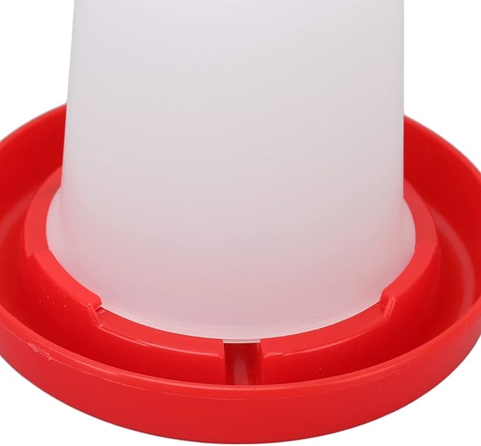 Small Chicken Feeder and Waterer Set Chick Feeder and Waterer Kit Chicken Water Feeder Poultry Waterer Chick Kit, Sleeve Design Automatic Feeding, Poultry Feeder And Waterer Combo, 4x2.2x3.6inch