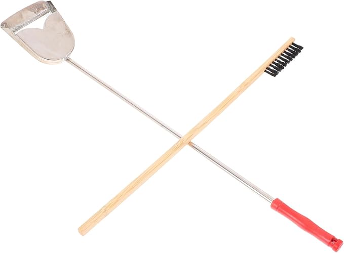 SUPVOX 2pcs Bird Cage Cleaning Brush Droppings Shovel Set Pet Bird Cage Cleaner Cleaning Tool