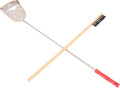 SUPVOX 2pcs Bird Cage Cleaning Brush Droppings Shovel Set Pet Bird Cage Cleaner Cleaning Tool