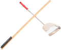 MERRYHAPY 2pcs Bird Cage Cleaning Brush Set Pet Cage Cleaner Brush Pet Feeder Cleaning Tools Reptile Chicken Coop